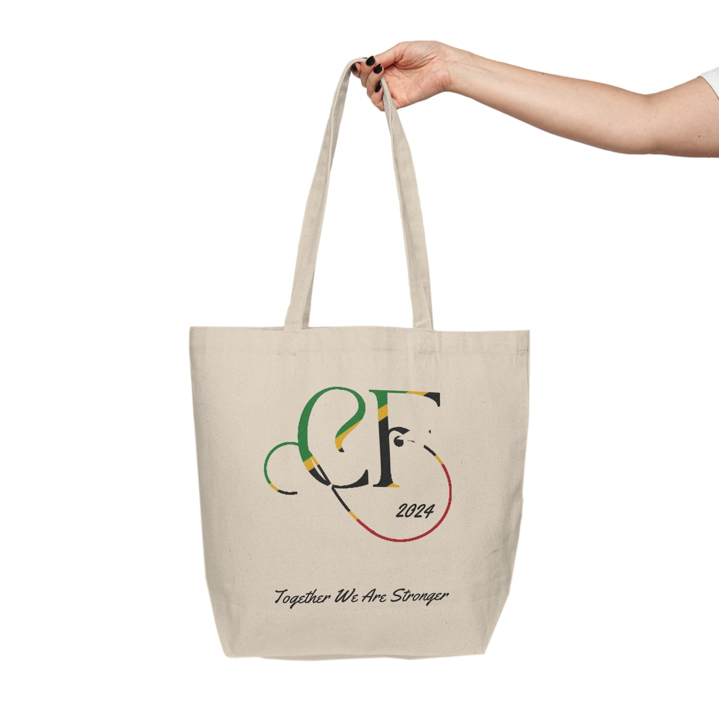 4-Caines Family Reunion Canvas Shopping Tote