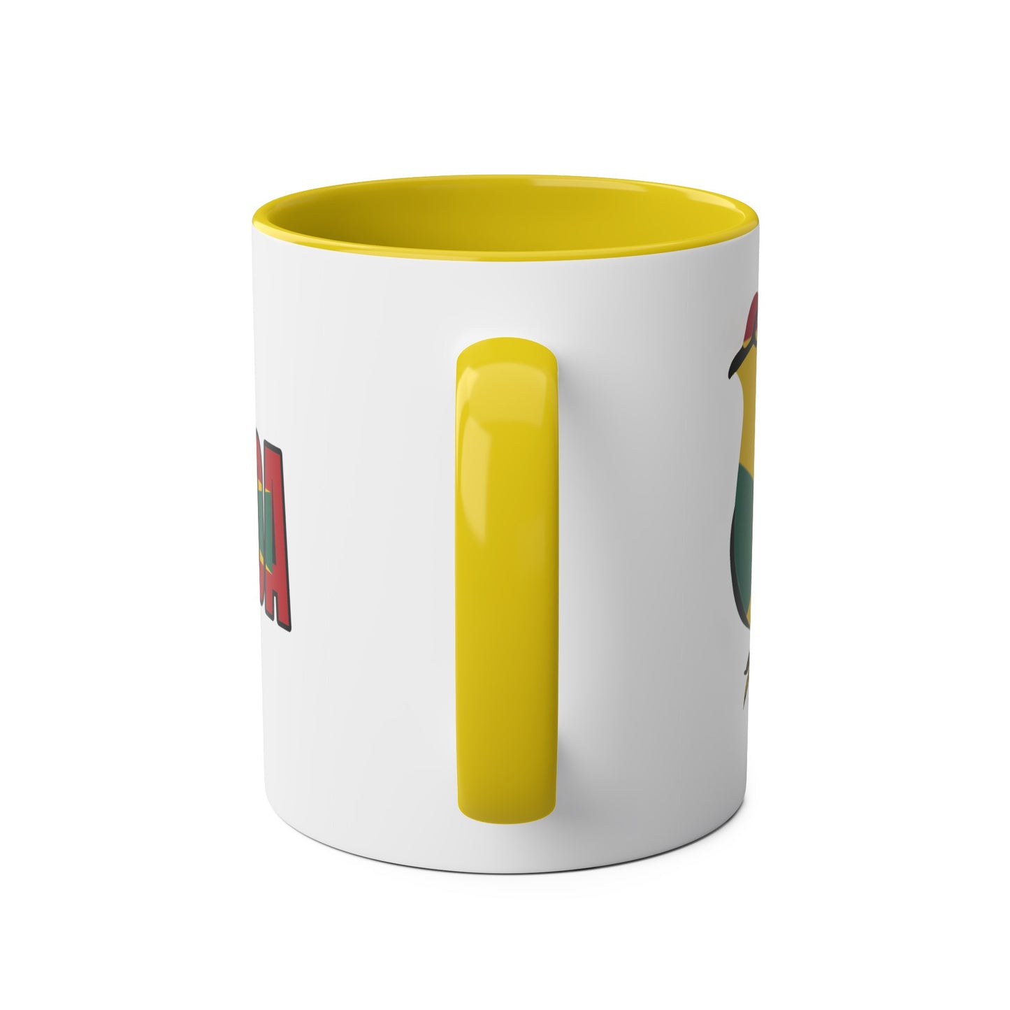 2-Grenada Dove Two-Tone Mug: Embrace Island Pride with Flag Design, 11oz (330ml)