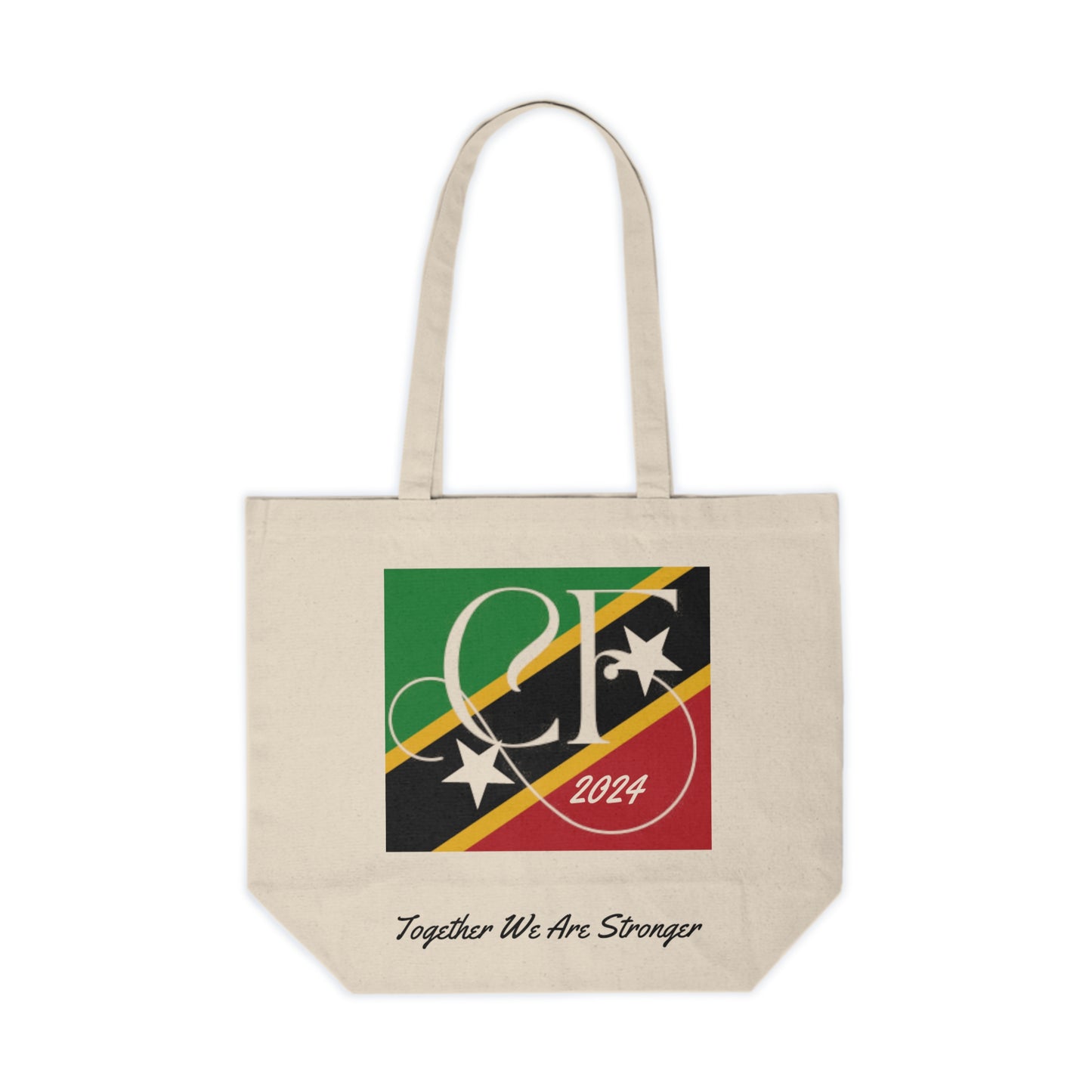 4-Caines Family Reunion Canvas Shopping Tote