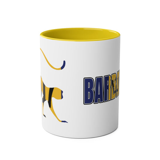 2-Barbados Flag Monkey Ceramic Mug, National Animal Series Size 11oz (330ml)