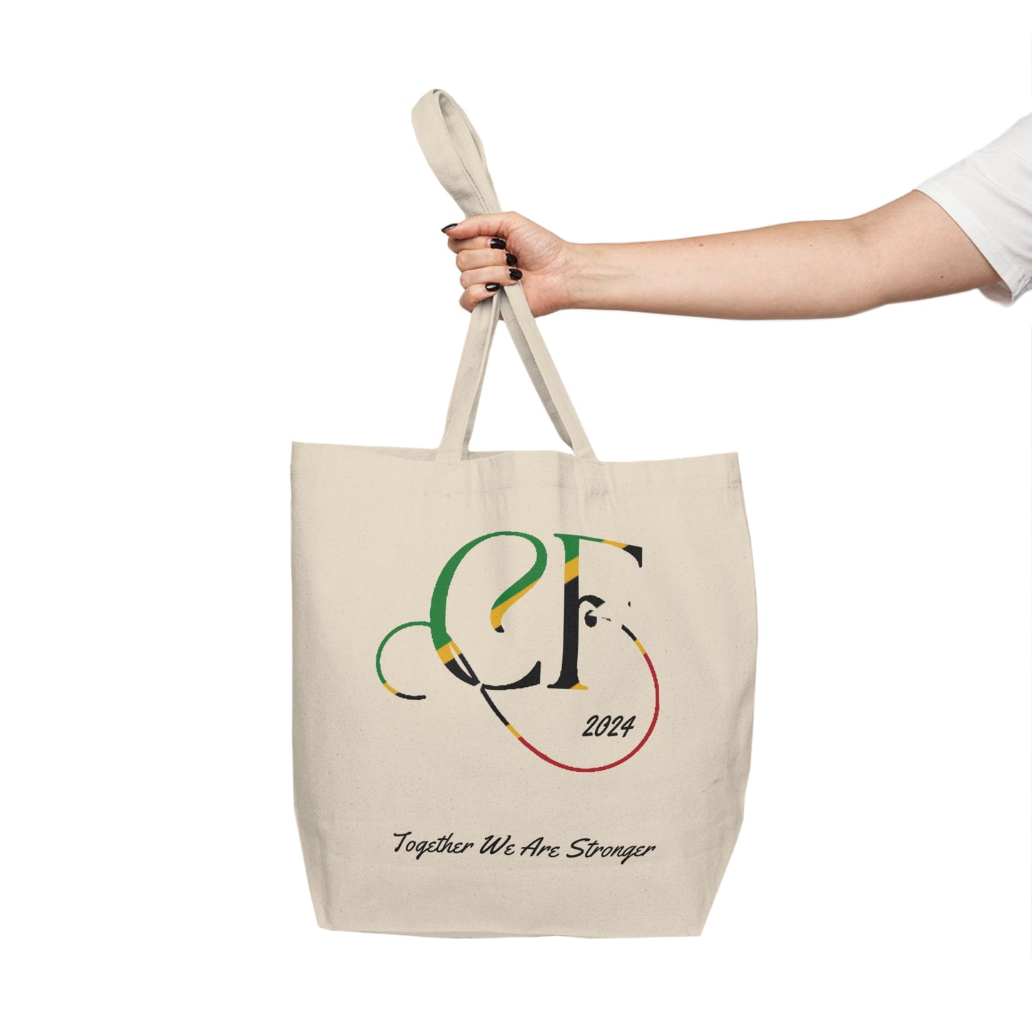 4-Caines Family Reunion Canvas Shopping Tote