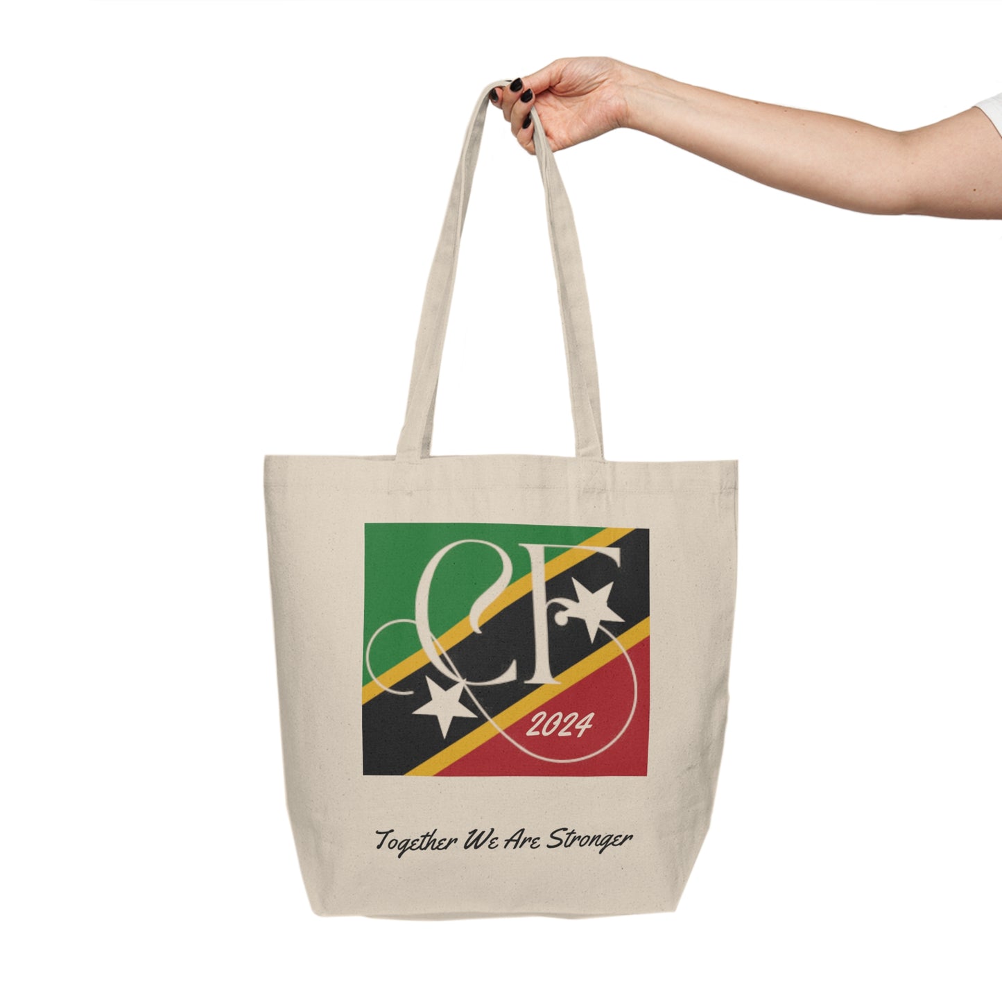 4-Caines Family Reunion Canvas Shopping Tote